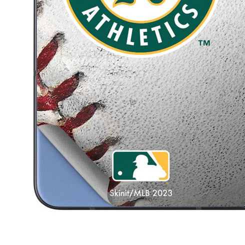 MLB Oakland Athletics Game Ball Galaxy Z Fold5 5G Skin